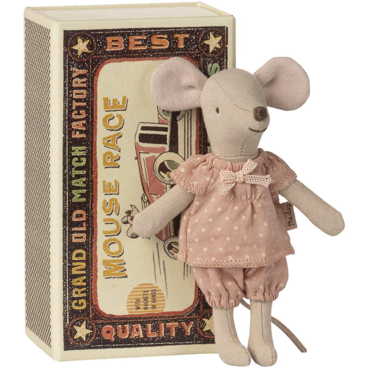 Maileg Storesøster Mus I Tændstikæske