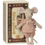 Maileg Storesøster Mus I Tændstikæske