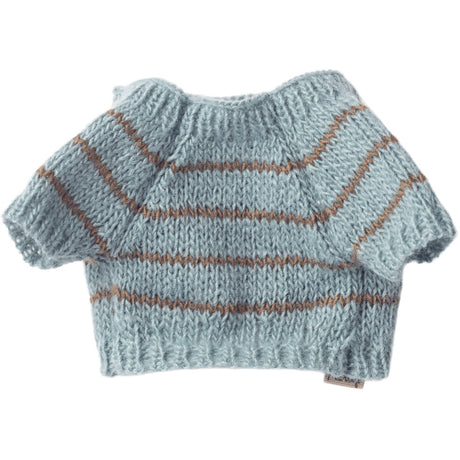 Maileg Hvalpetilbehør , Small, Stickad Sweater - Lys Blå