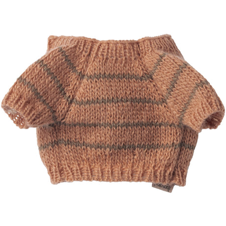 Maileg Hvalpetilbehør , Small, Stickad Sweater - Koral