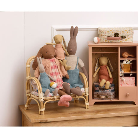 Maileg Kanin, Størrelse 1 - Klassisk - Stickad Overall