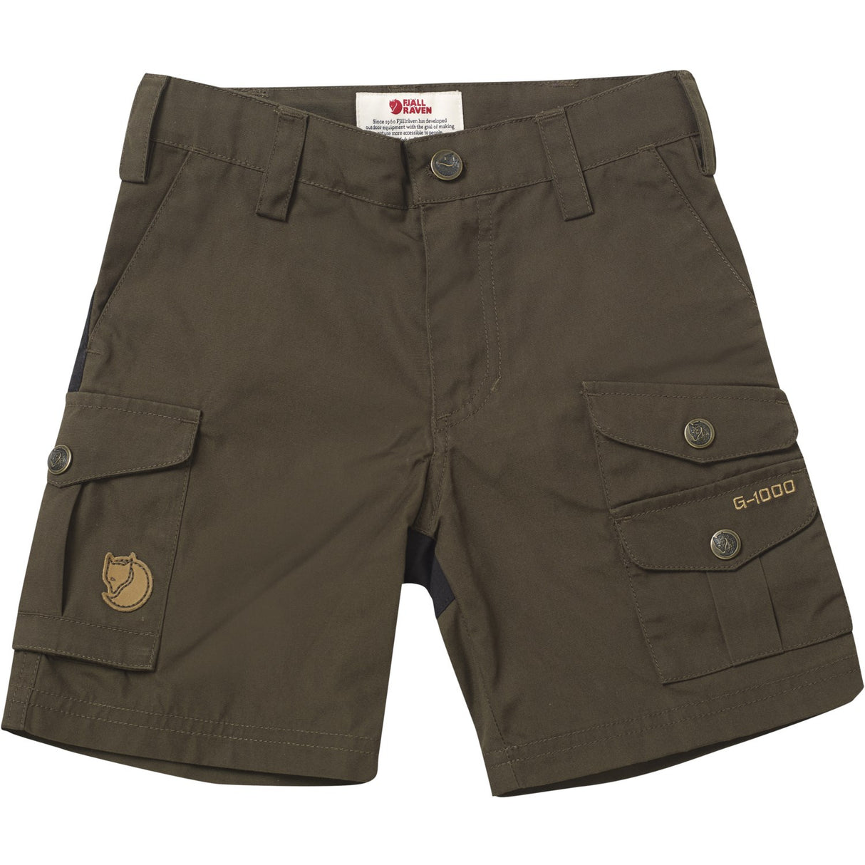 Fjällräven Dark Olive Kids Vidda Shorts