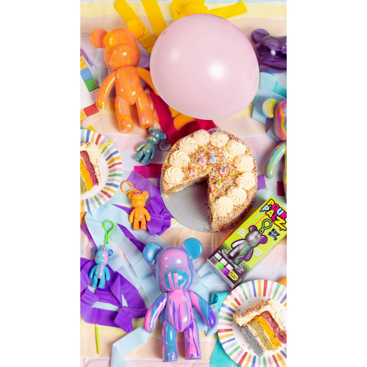 Pour Palz Diy Paint Bear Golden Dream