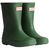 Hunter Hunter Green Kids First Gummistövlar