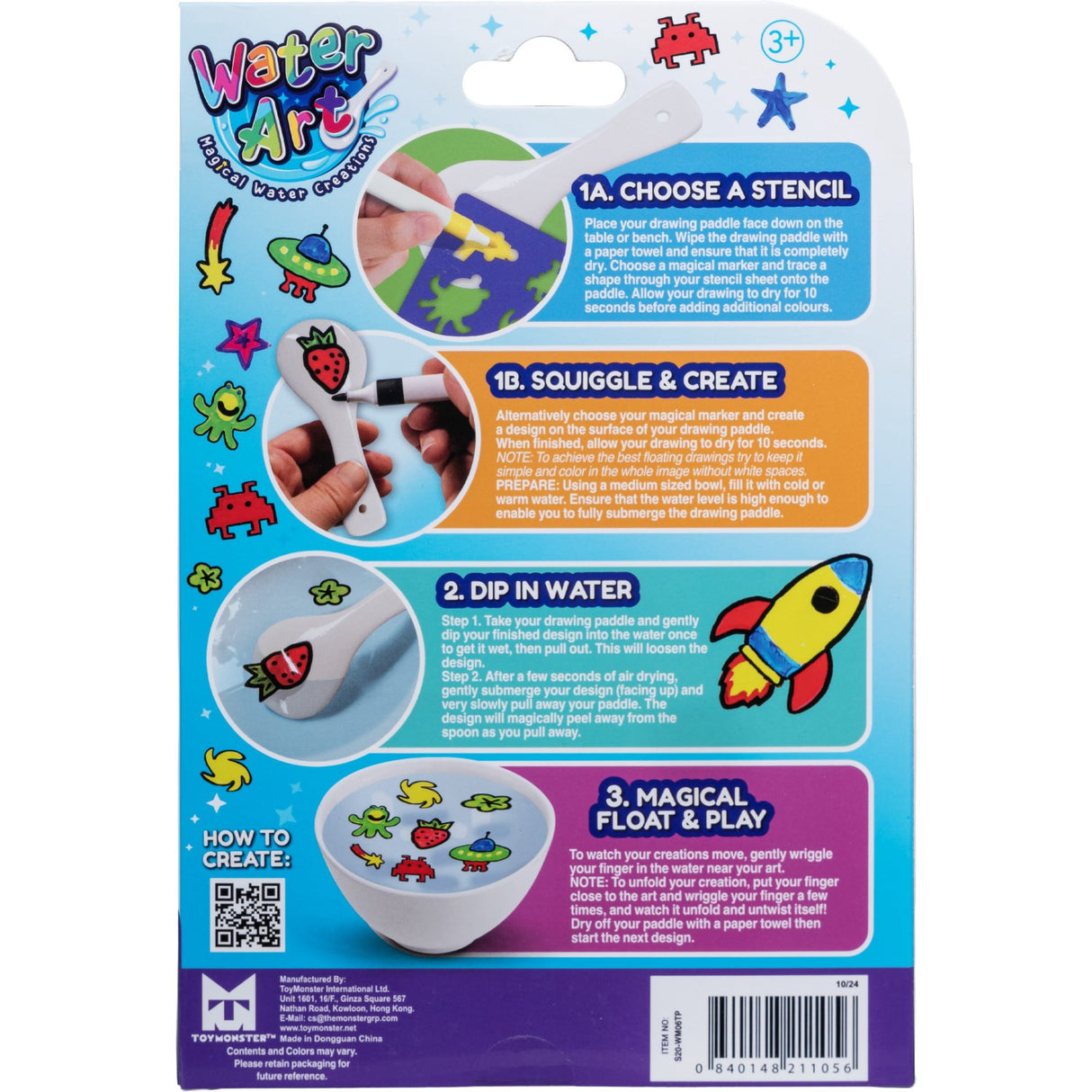 Water Art 6 Markörer Galaxy Tema