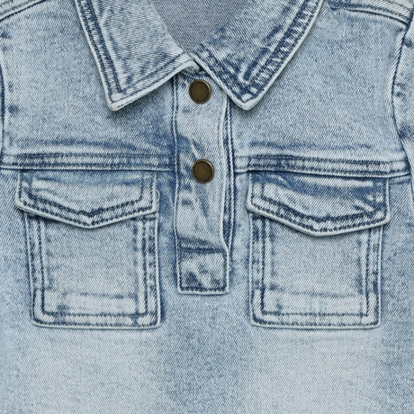En Fant Light Blue Denim Klänning Denim