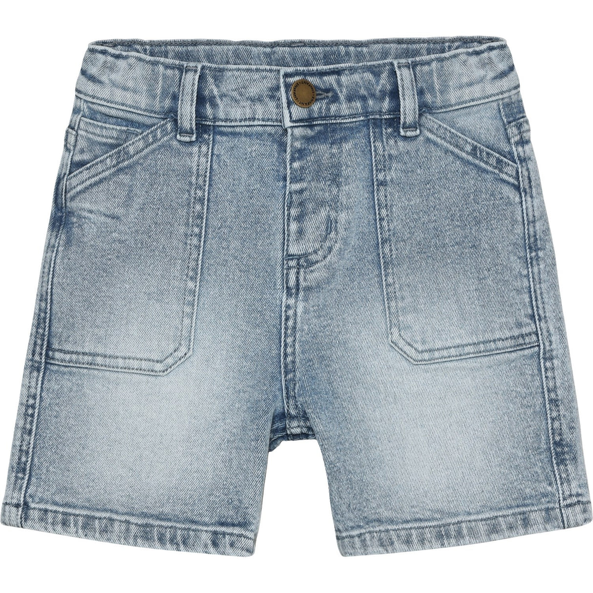 En Fant Light Blue Denim Shorts Denim Bermuda