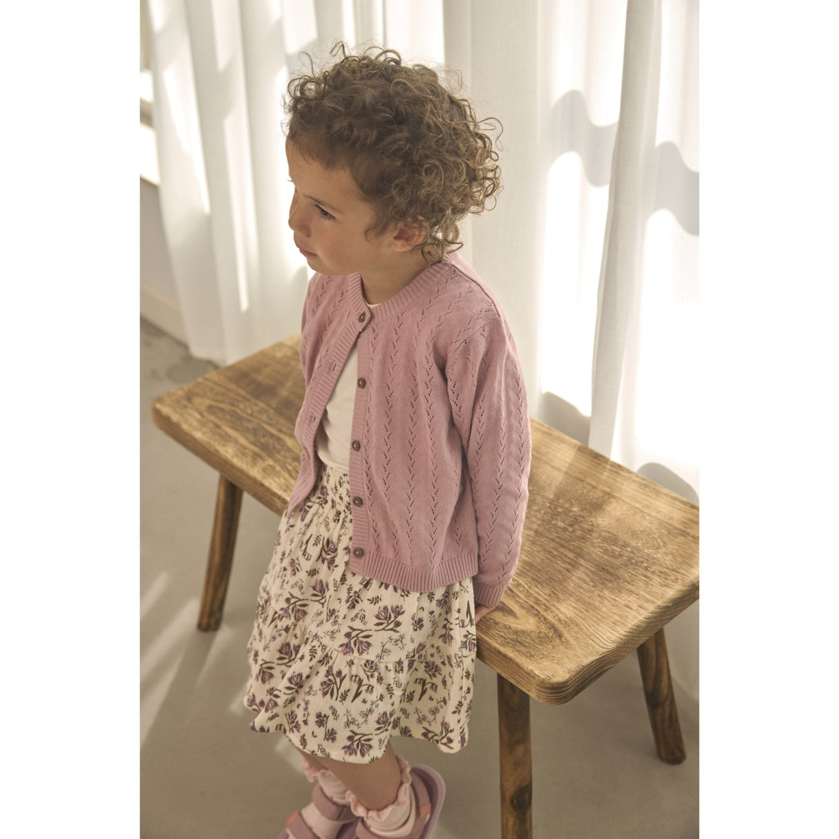 En Fant Eggnog Kjol Floral Woven