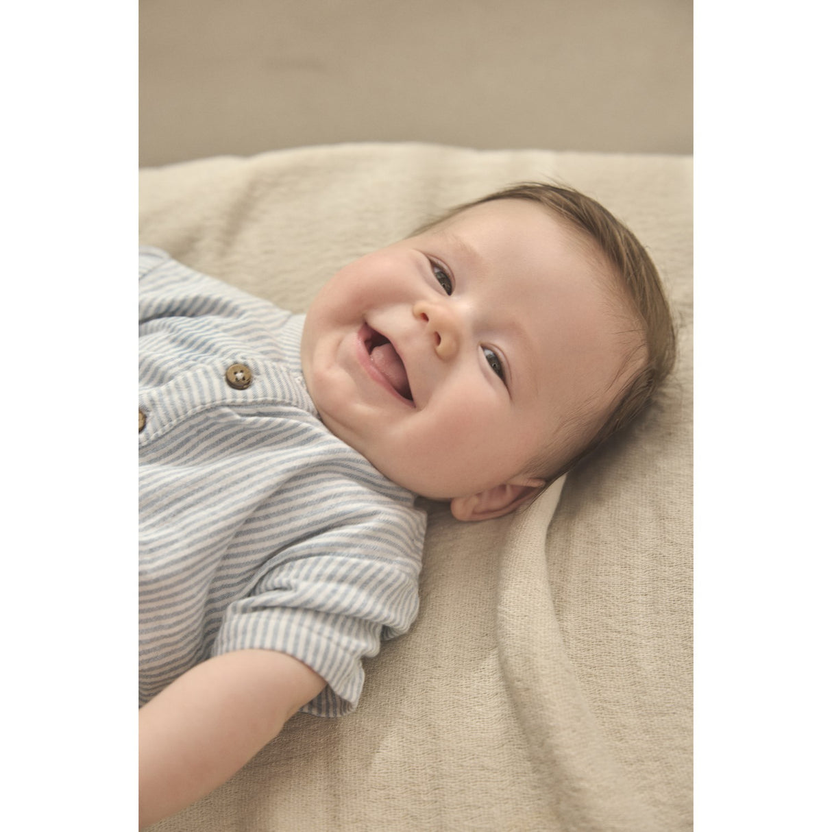 En Fant Citadel Playsuit Muslin Stripe