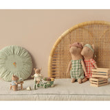 Maileg-gris i trälåda, bebis - pojke