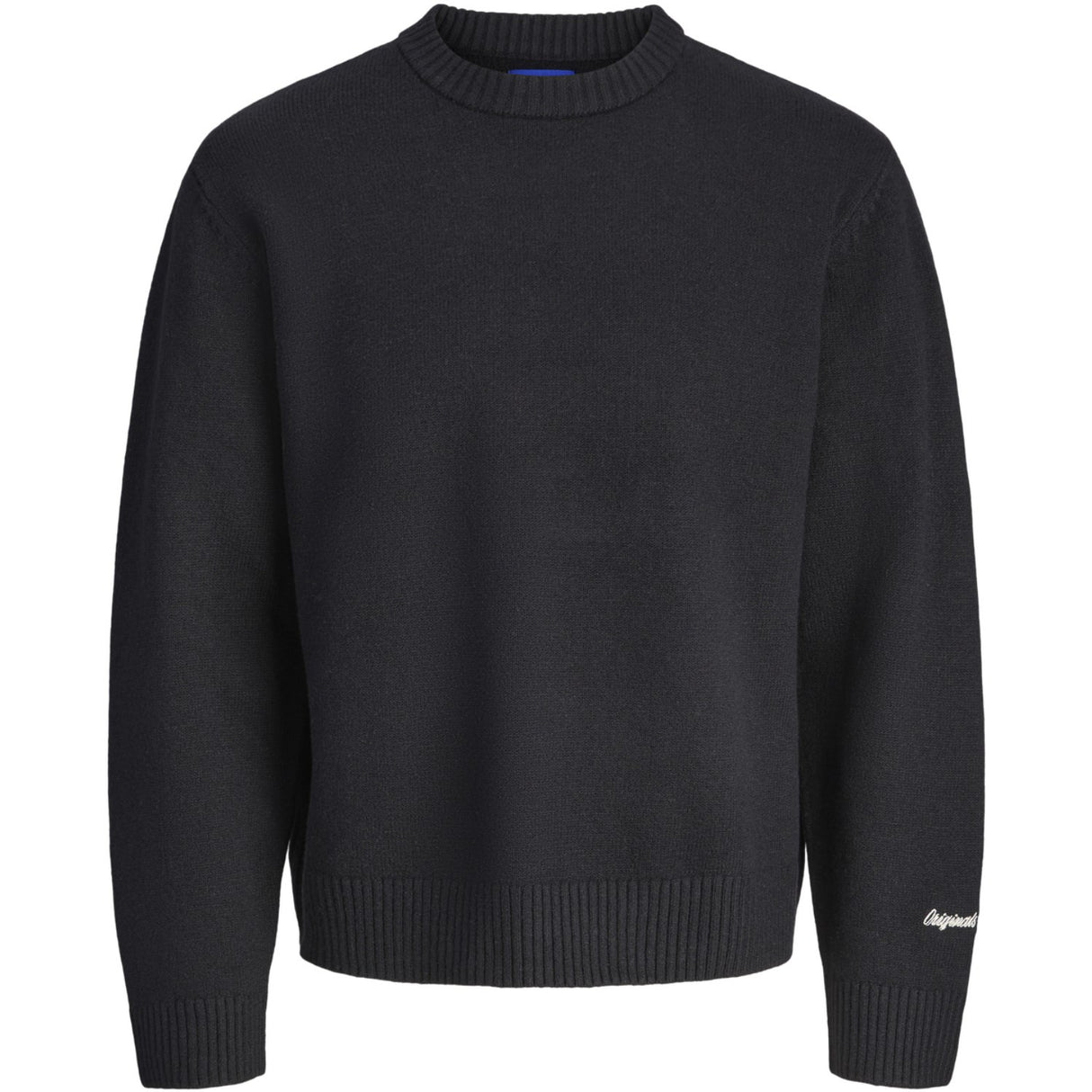 Jack & Jones Junior Black Jornorrebro Stickad Crew Neck Sn Jnr