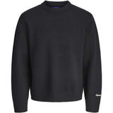 Jack & Jones Junior Black Jornorrebro Stickad Crew Neck Sn Jnr