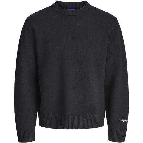 Jack & Jones Junior Black Jornorrebro Stickad Crew Neck Sn Jnr