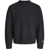 Jack & Jones Junior Black Jornorrebro Stickad Crew Neck Sn Jnr