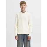 Jack & Jones Junior Sea Salt Jornorrebro Stickad Crew Neck Ln Jnr