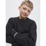 Jack & Jones Junior Black Jornorrebro Stickad Crew Neck Sn Jnr