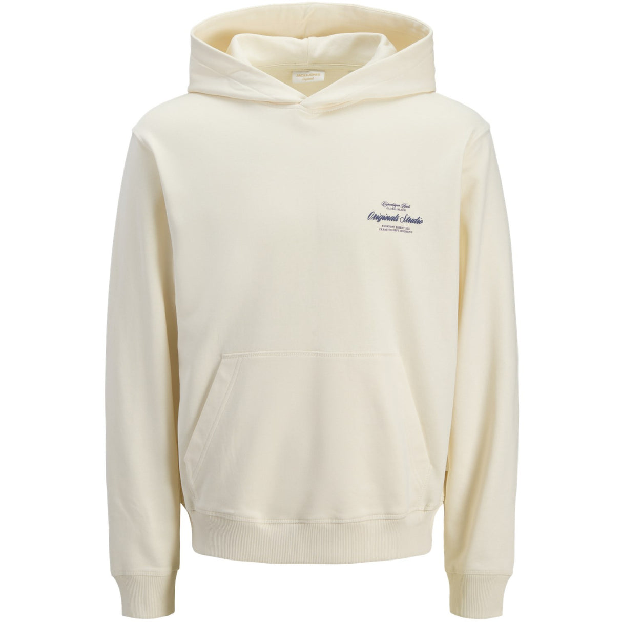 Jack & Jones Junior Antique White Jornorrebro Typo Back Sweat Huva Sn Jnr
