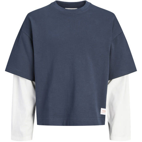 Jack & Jones Junior Outer Space Jcoecho Dubbel Layered Sweat Cn Jnr