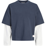 Jack & Jones Junior Outer Space Jcoecho Dubbel Layered Sweat Cn Jnr