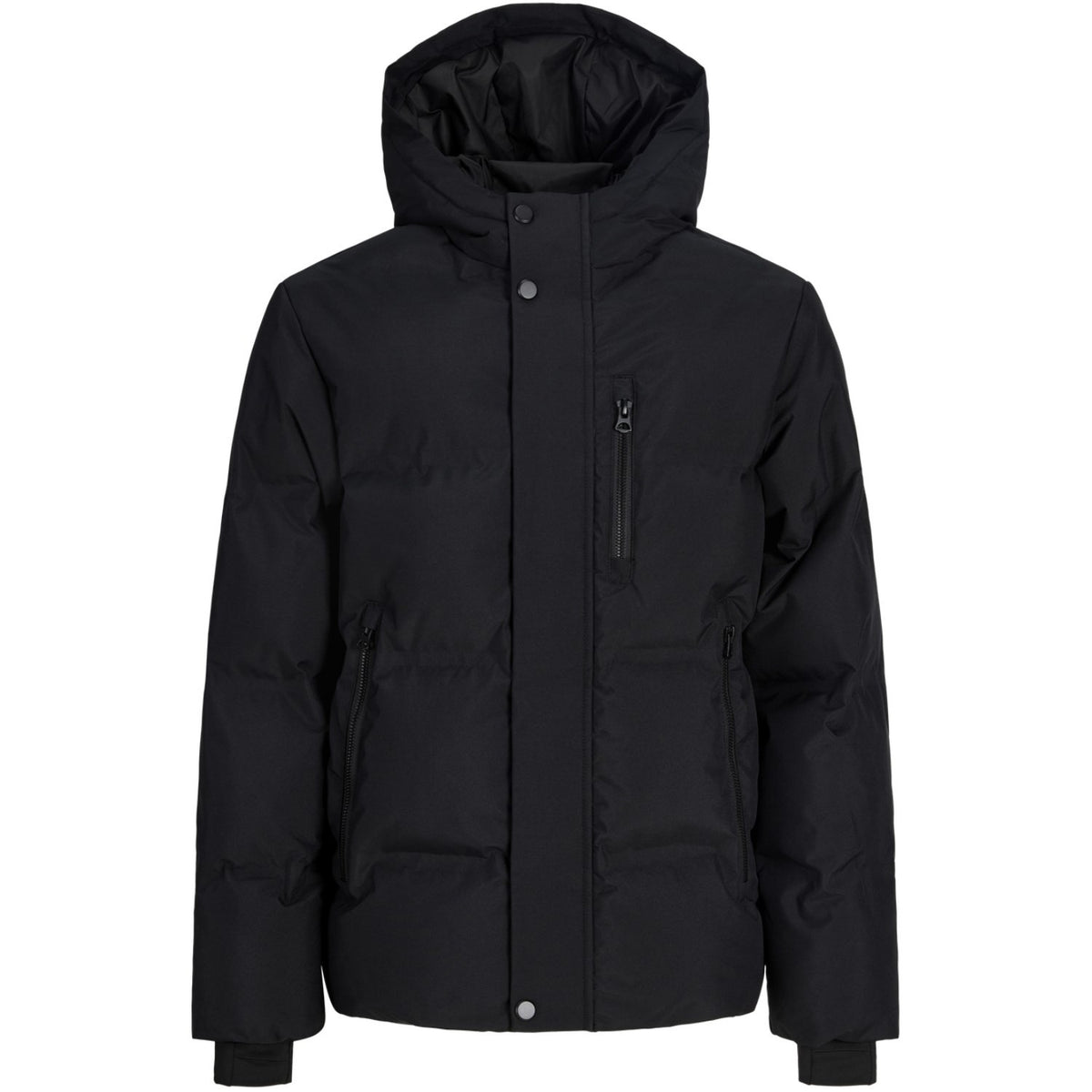 Jack & Jones Junior Black Jcotrace Alpha Puffer Jacka Jnr