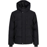 Jack & Jones Junior Black Jcotrace Alpha Puffer Jacka Jnr
