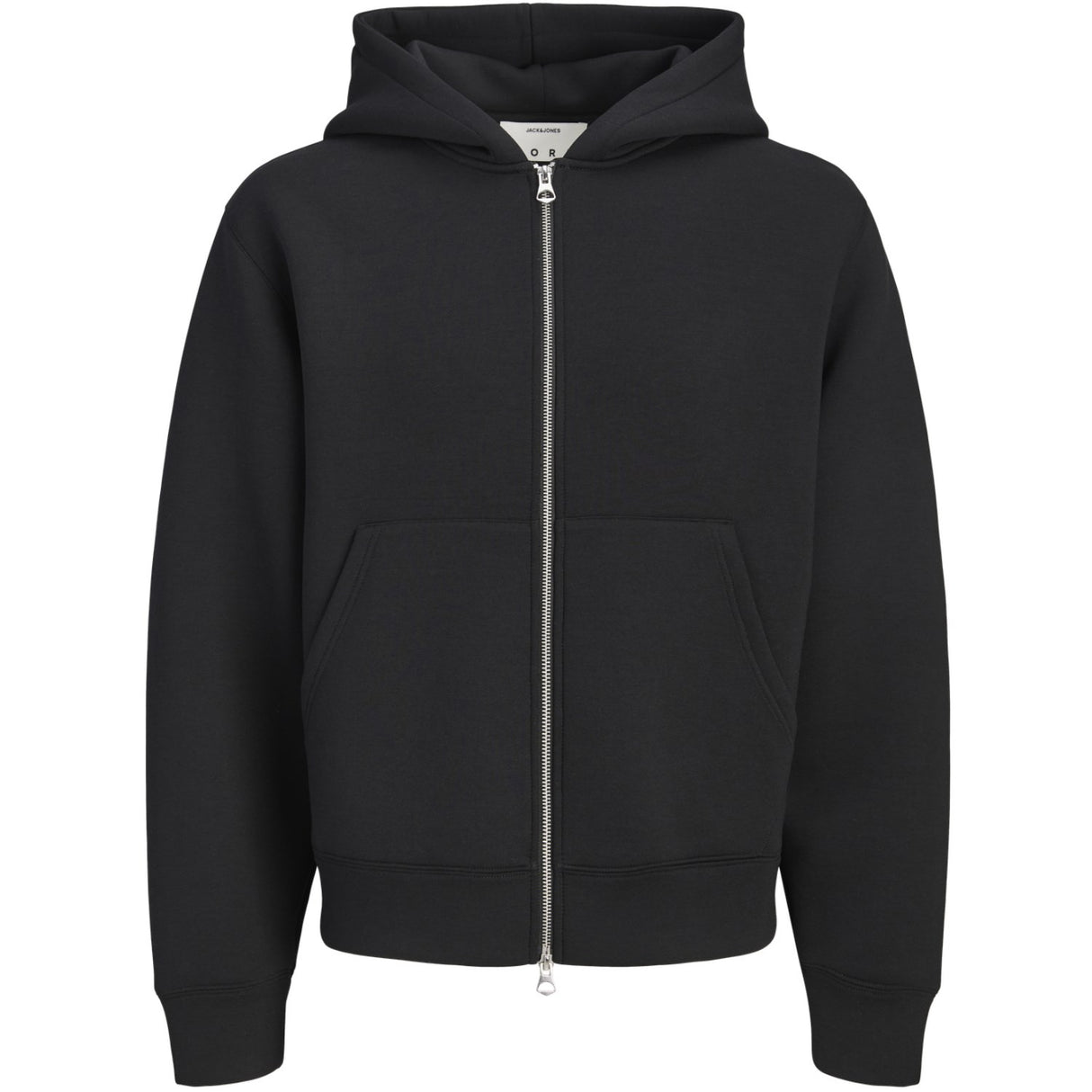 Jack & Jones Junior Black Jcolegacy Sweat Scuba Zip Huva Sn Jnr