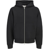 Jack & Jones Junior Black Jcolegacy Sweat Scuba Zip Huva Sn Jnr