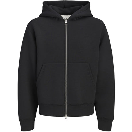 Jack & Jones Junior Black Jcolegacy Sweat Scuba Zip Huva Sn Jnr