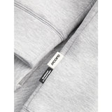 Jack & Jones Junior Light Grey Melange Jcolegacy Sweat Scuba Zip Huva Sn Jnr