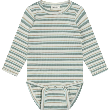 Minymo Lily Pad Body Ls Y/D Rib