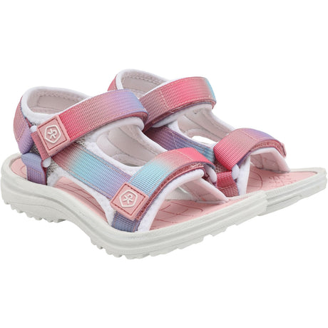 Color Kids Bridal Rose Colorblock Sandaler M/ Kardborreband