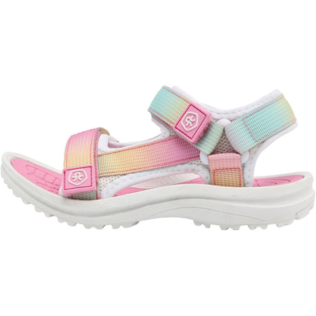 Color Kids Begonia Pink Colorblock Sandaler M/ Kardborreband