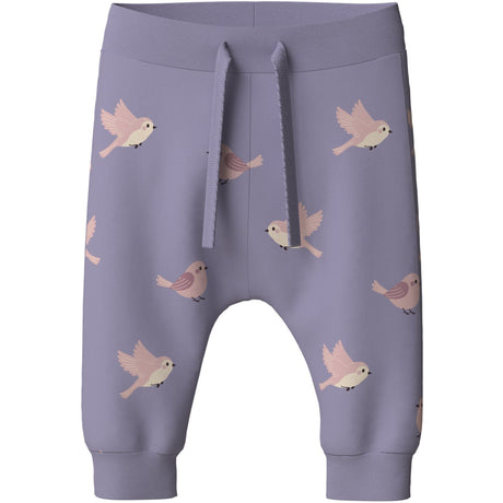 Name It Heirloom Lilac Birds Nbfvandora Byxor Box
