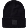 Name It Black Nknmalik Stickad Beanie Badge1