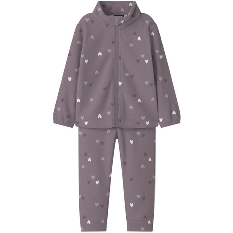 Name It Toadstool Hearts Nmnspektra Fleece Sett Aop Fo