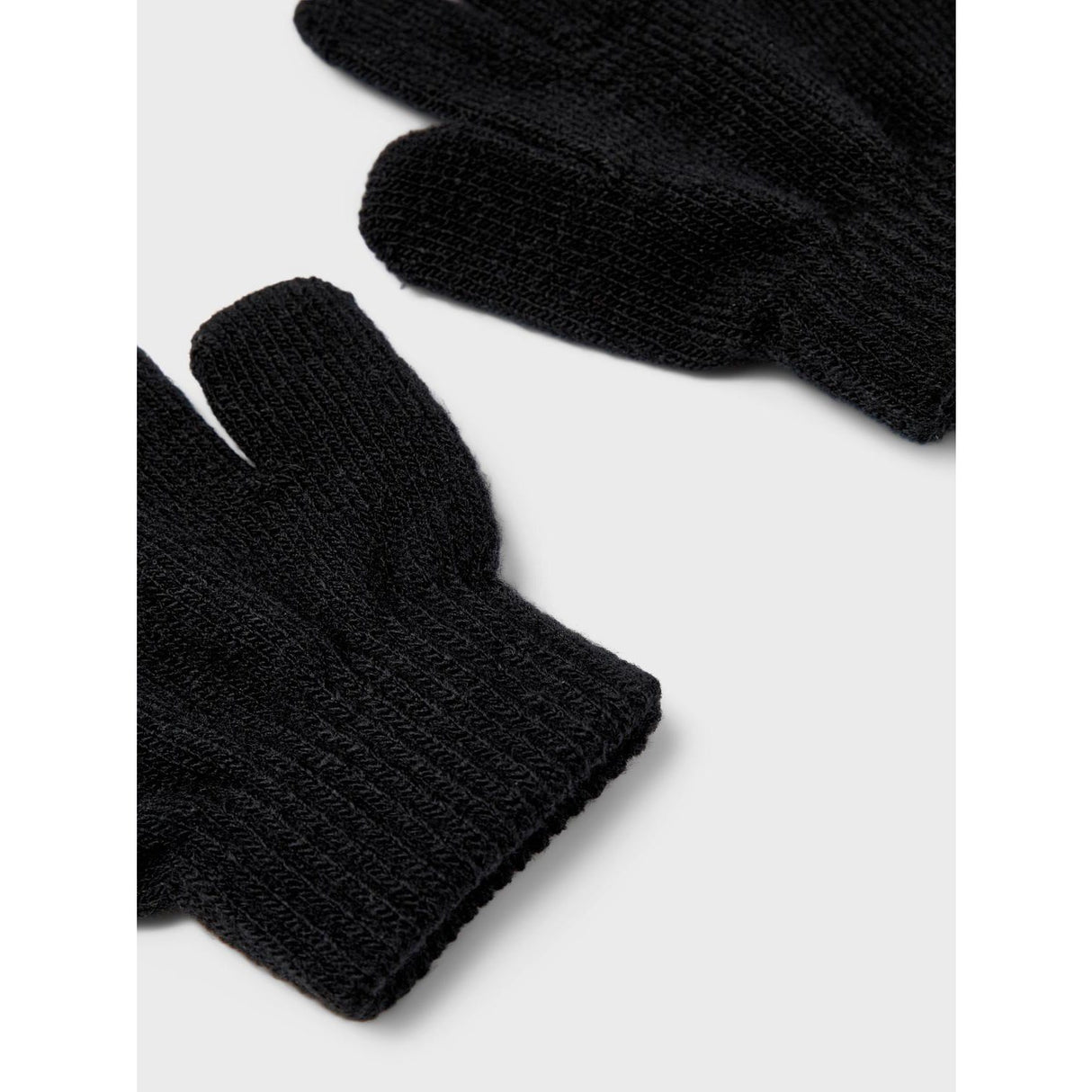 Name It Black Nmnmagic Stickad Handskar 3P