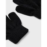 Name It Black Nmnmagic Stickad Handskar 3P