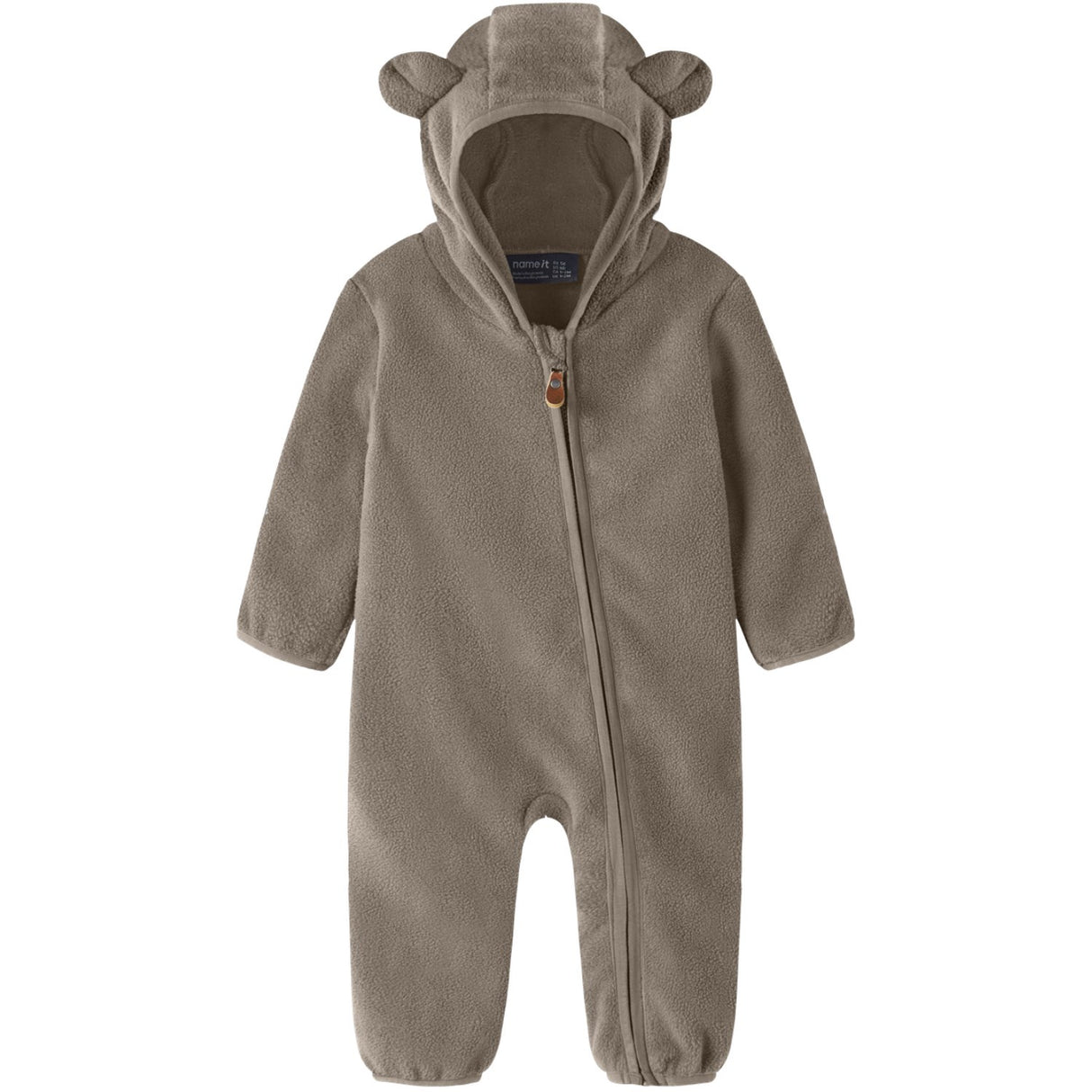 Name It Walnut Nbnmeeko Fleece Dräkt Melange Noos