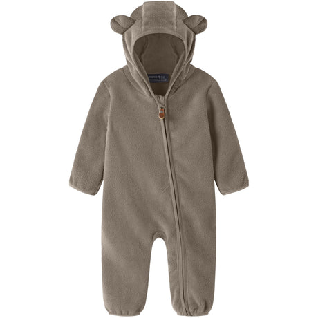 Name It Walnut Nbnmeeko Fleece Dräkt Melange Noos