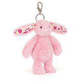 Jellycat Blushkin Blossom Luxe Bunny Väska Charm