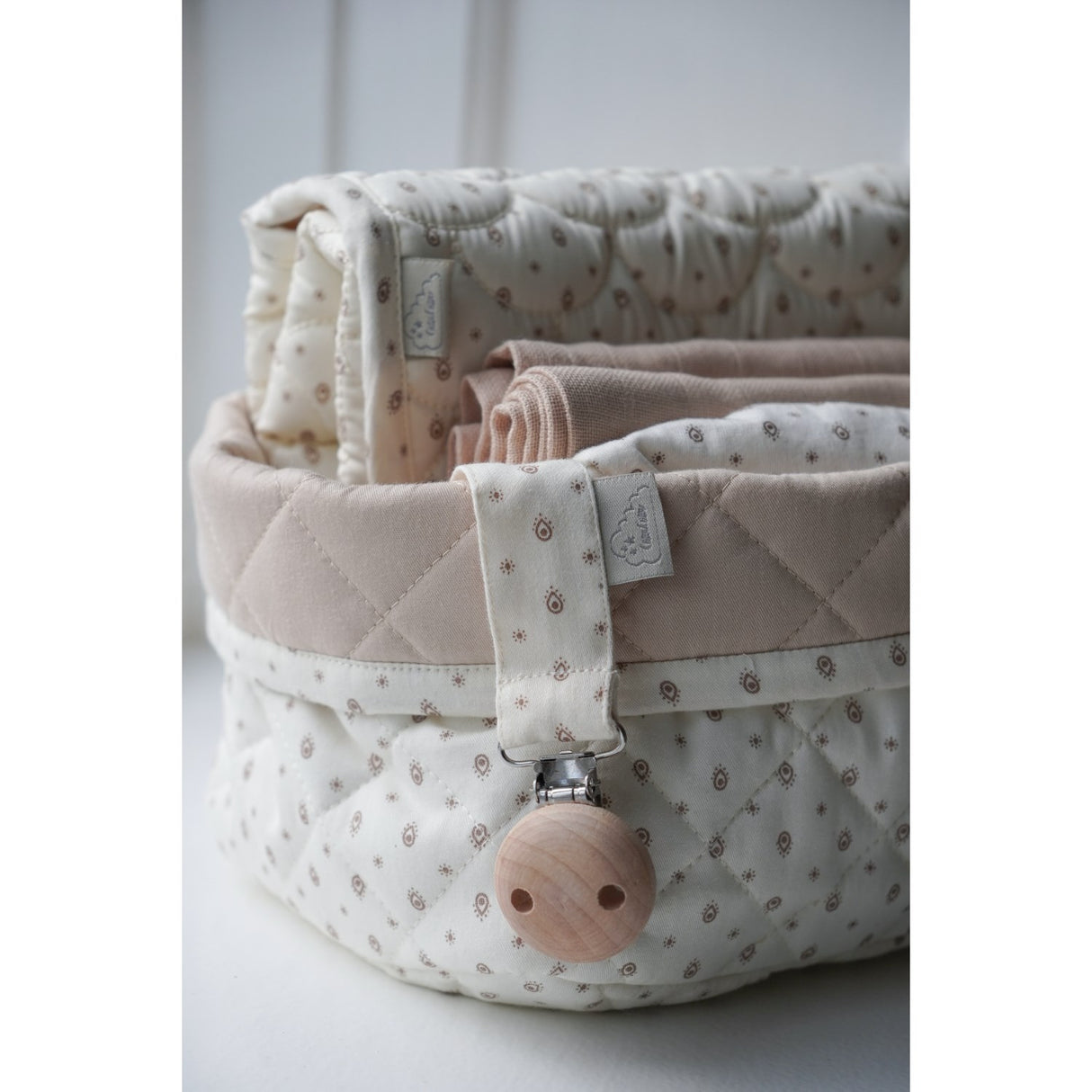 Cam Cam Copenhagen Rowan Quiltad Förvaring Korg 2-Pack