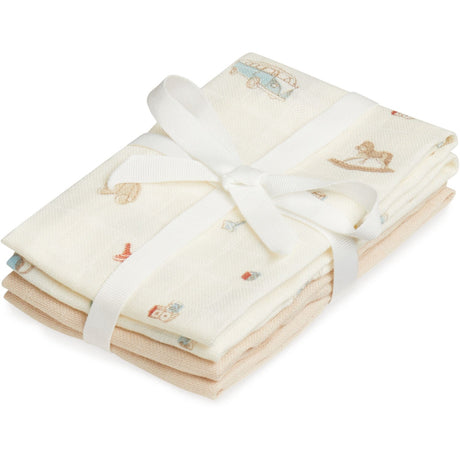 Cam Cam Copenhagen Vintage Toys Wash Cloth 4-Pack