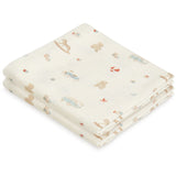 Cam Cam Copenhagen Vintage Toys Printed Muslin Cloth 2-Pack
