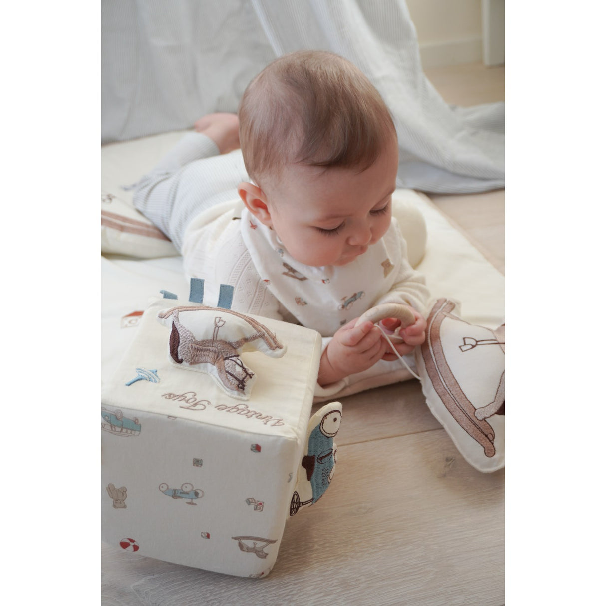 Cam Cam Copenhagen Vintage Toys Bandana Haklapp Jersey 2-Pack