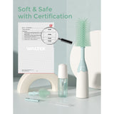 Momcozy Green Push-Press Design Flaska Brush Kit