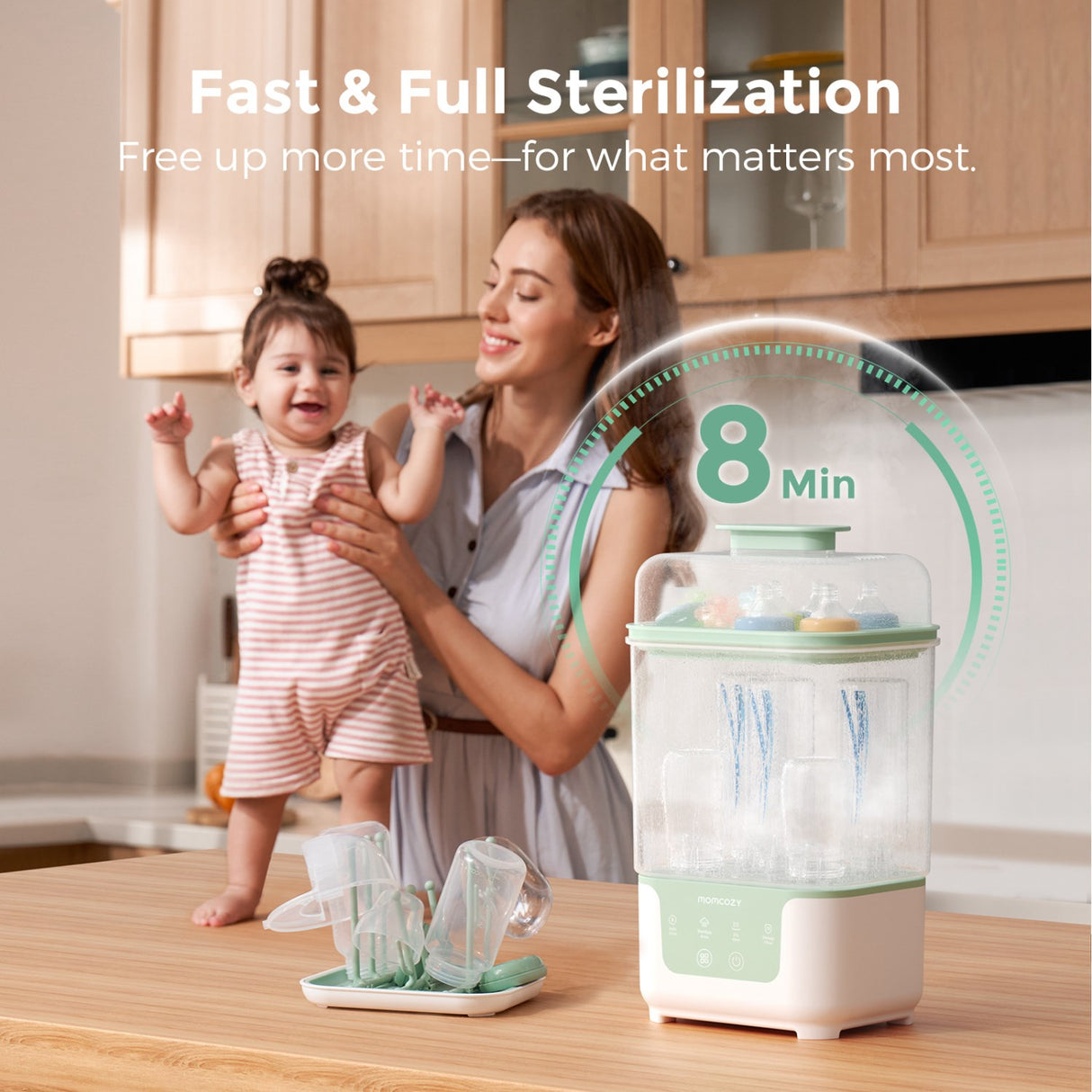Momcozy BS04 4-in-1 Flaska Sterilizer And Dryer
