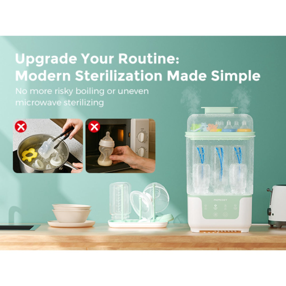 Momcozy BS04 4-in-1 Flaska Sterilizer And Dryer