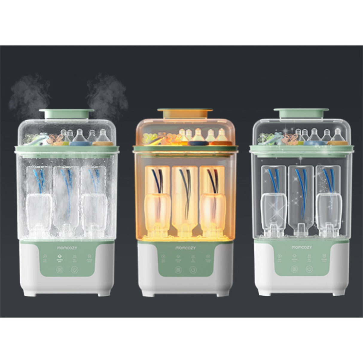 Momcozy BS04 4-in-1 Flaska Sterilizer And Dryer