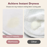 Momcozy Natural Reusable Nursing Pads 6-Pack Thick