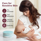 Momcozy Natural Reusable Nursing Pads 6-Pack Thick